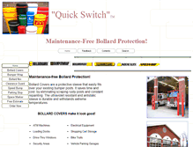 Tablet Screenshot of bollardcovers.com